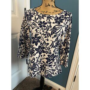 Talbot’s Floral top